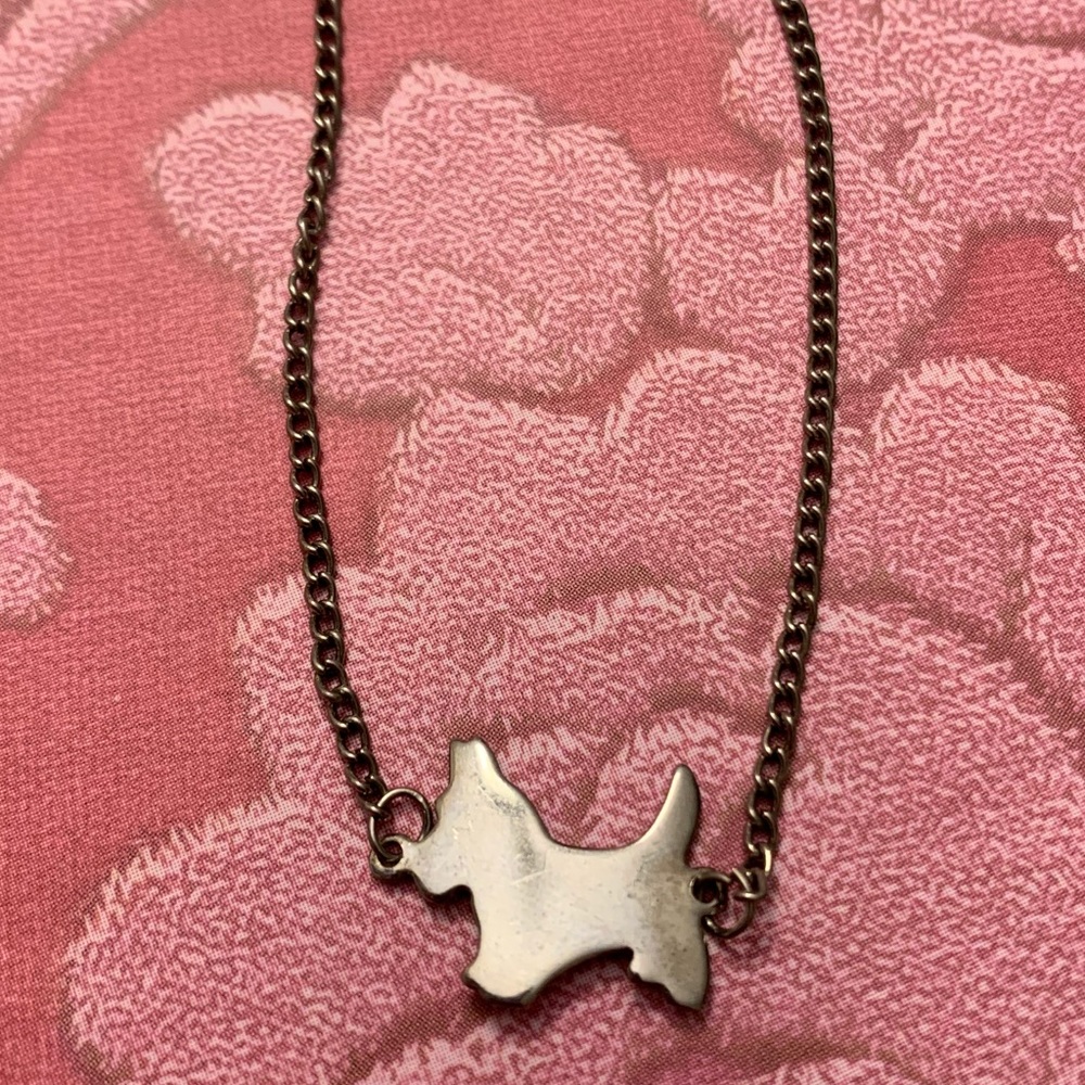 1960’s Scotty Dog Vintage Girl’s Necklace